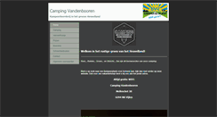 Desktop Screenshot of campingzuidlimburg.nl