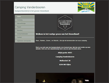 Tablet Screenshot of campingzuidlimburg.nl